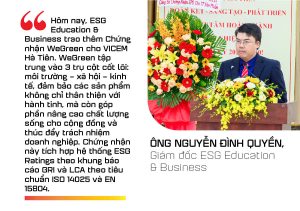 Báo chí nói về thành công của dự án 17 EPDs cho Vicem Hà Tiên